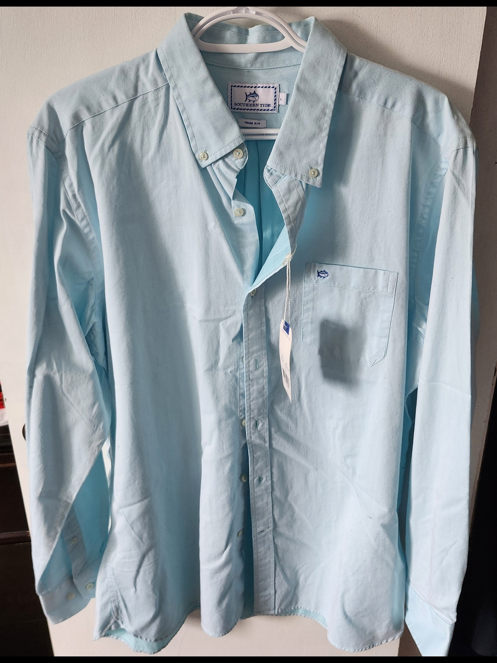 Southern Tide Women’s Pale Blue Button-Down Shirt